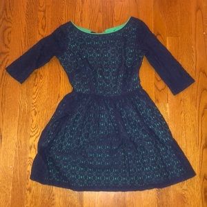 Navy Lace Lilly Pulitzer Cocktail Dress Size 0
